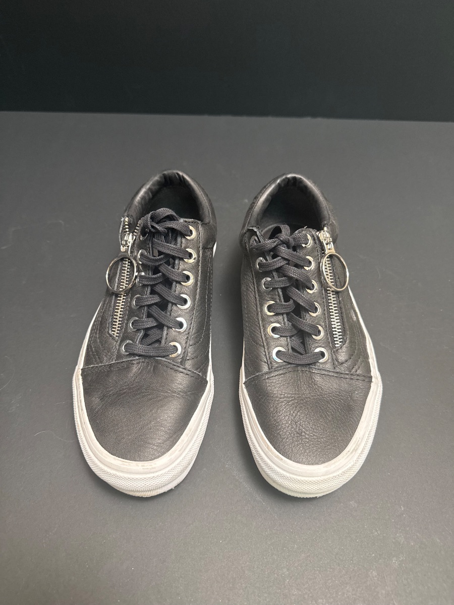 Vans Old Skool Leather (Black Zip Edition) - With Box photo 3