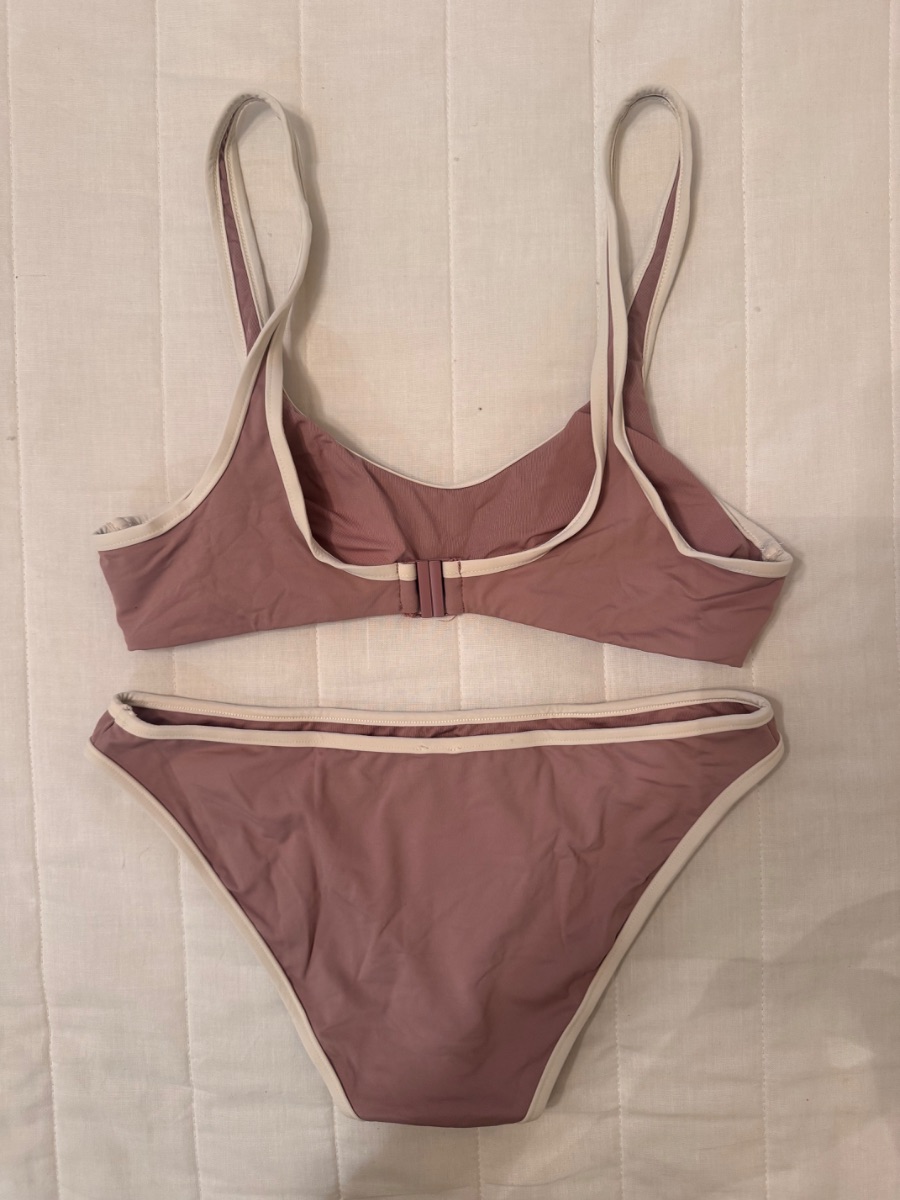 Oysho mauve two-piece bikini set photo 2