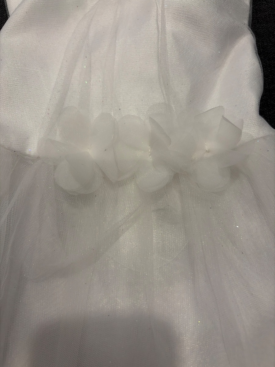 White Sparkly Occasion Dress photo 3