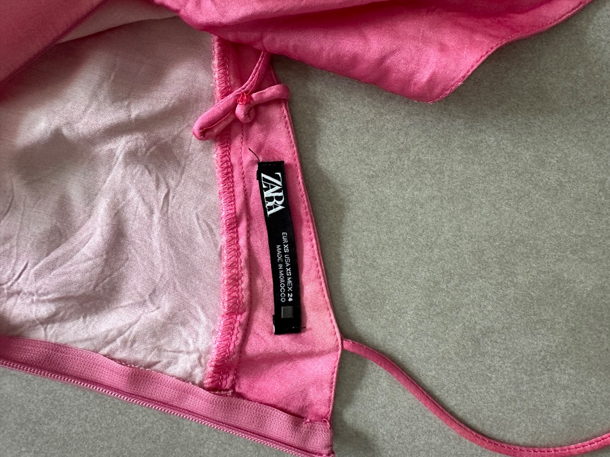 Pink Zara dress size small. photo 3