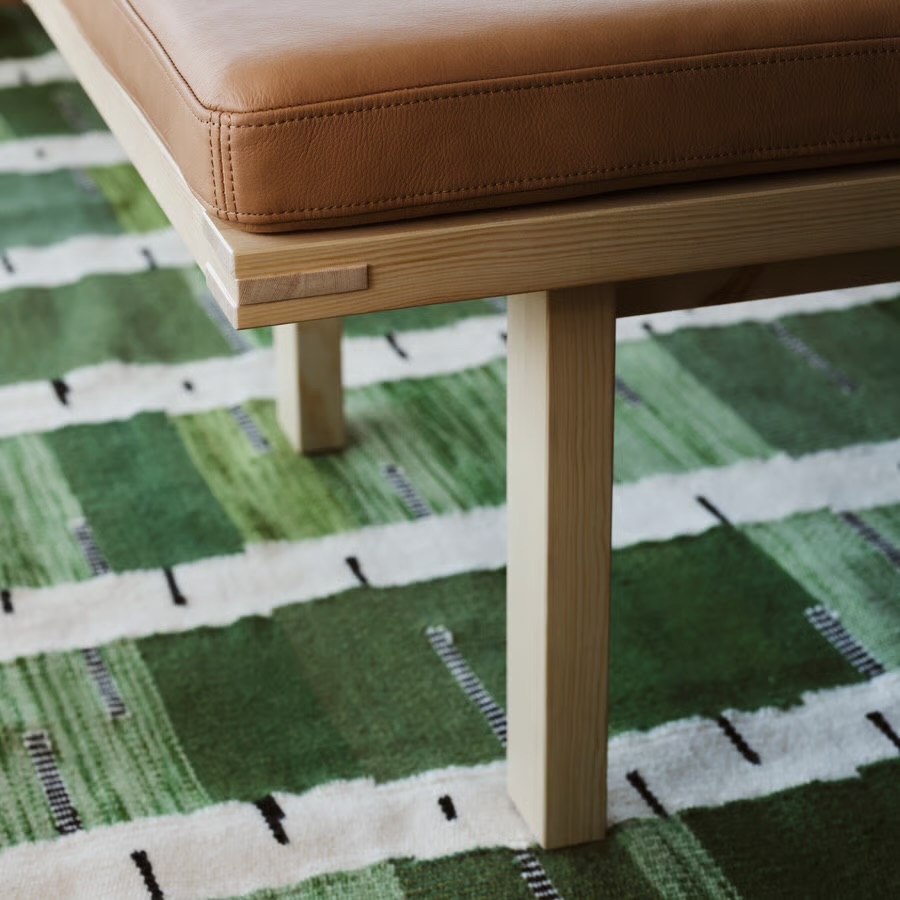 IKEA RUG STOCKHOLM 2025 green and black photo 2