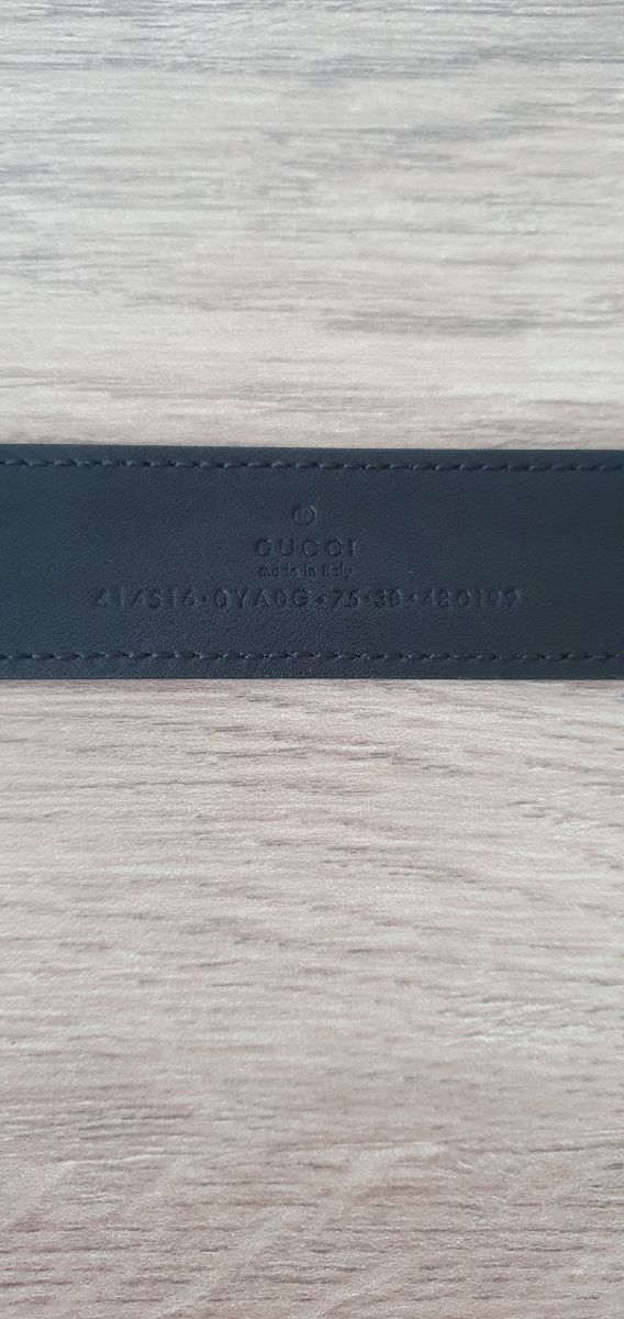 Authentic Gucci belt with Gold buckle photo 3