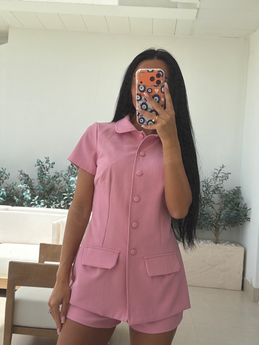 Pretty Little Thing PLT pink playsuit photo 2