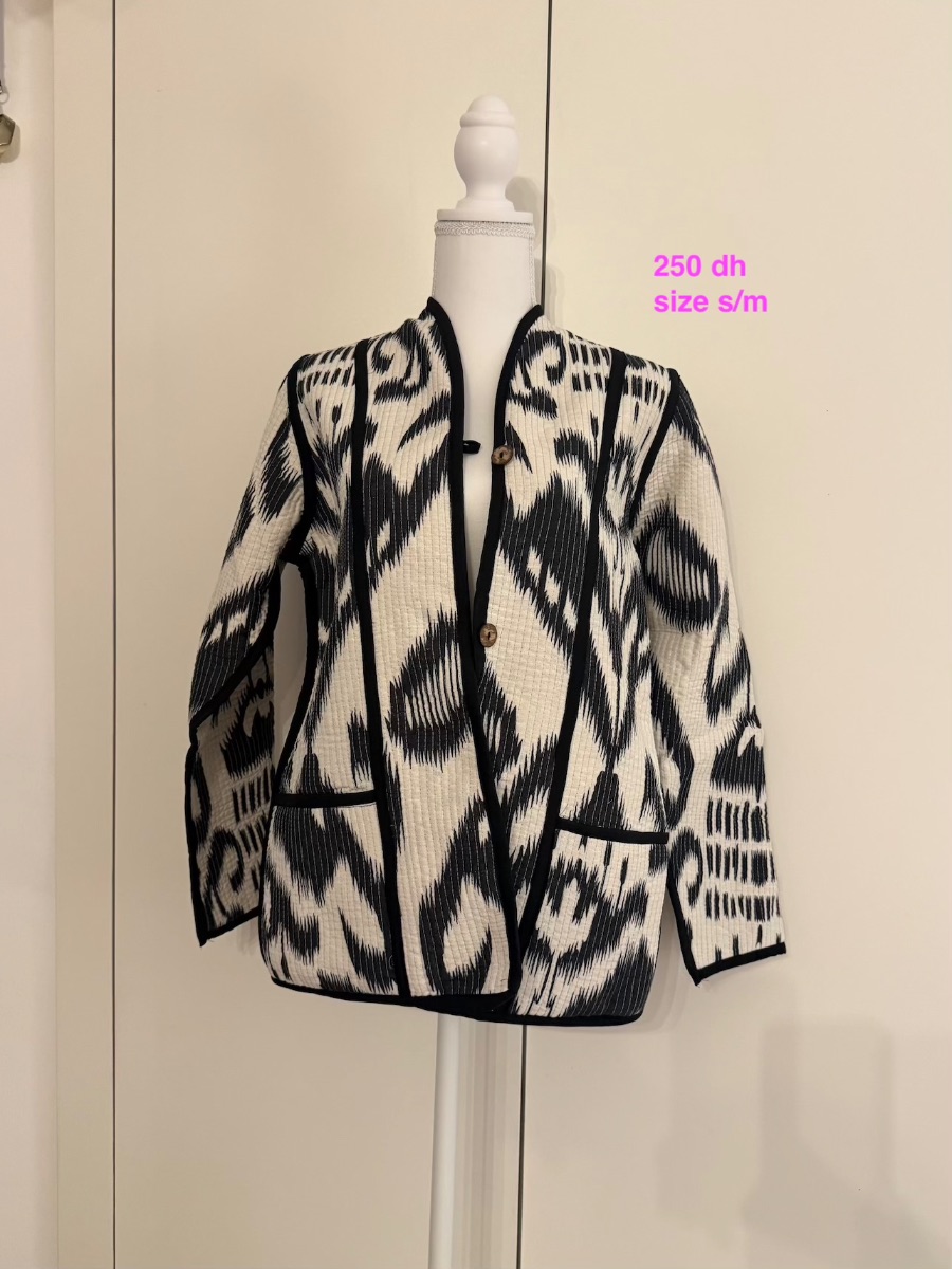 Uzbek style jacket can wear both sides