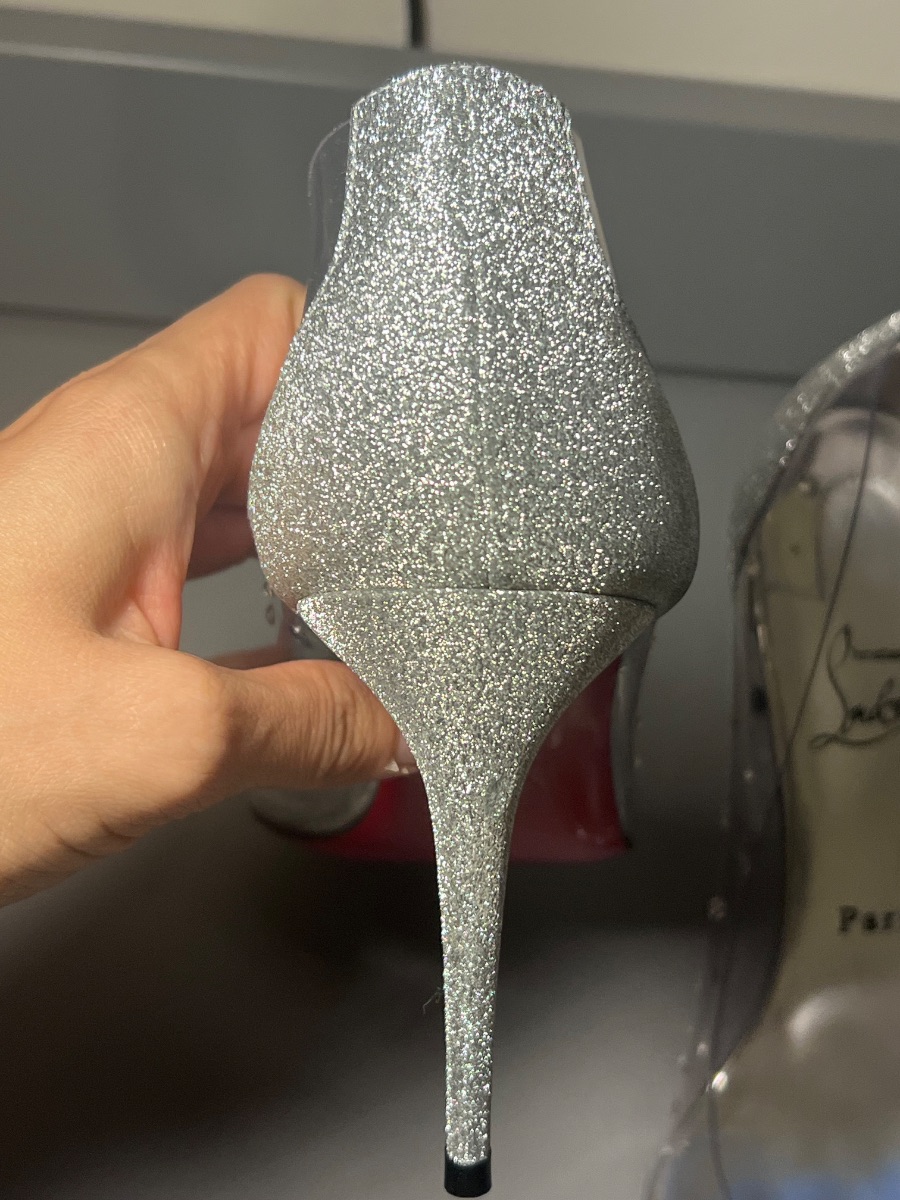 Christian Louboutin Louboutins Cinderella silver 39 photo 2