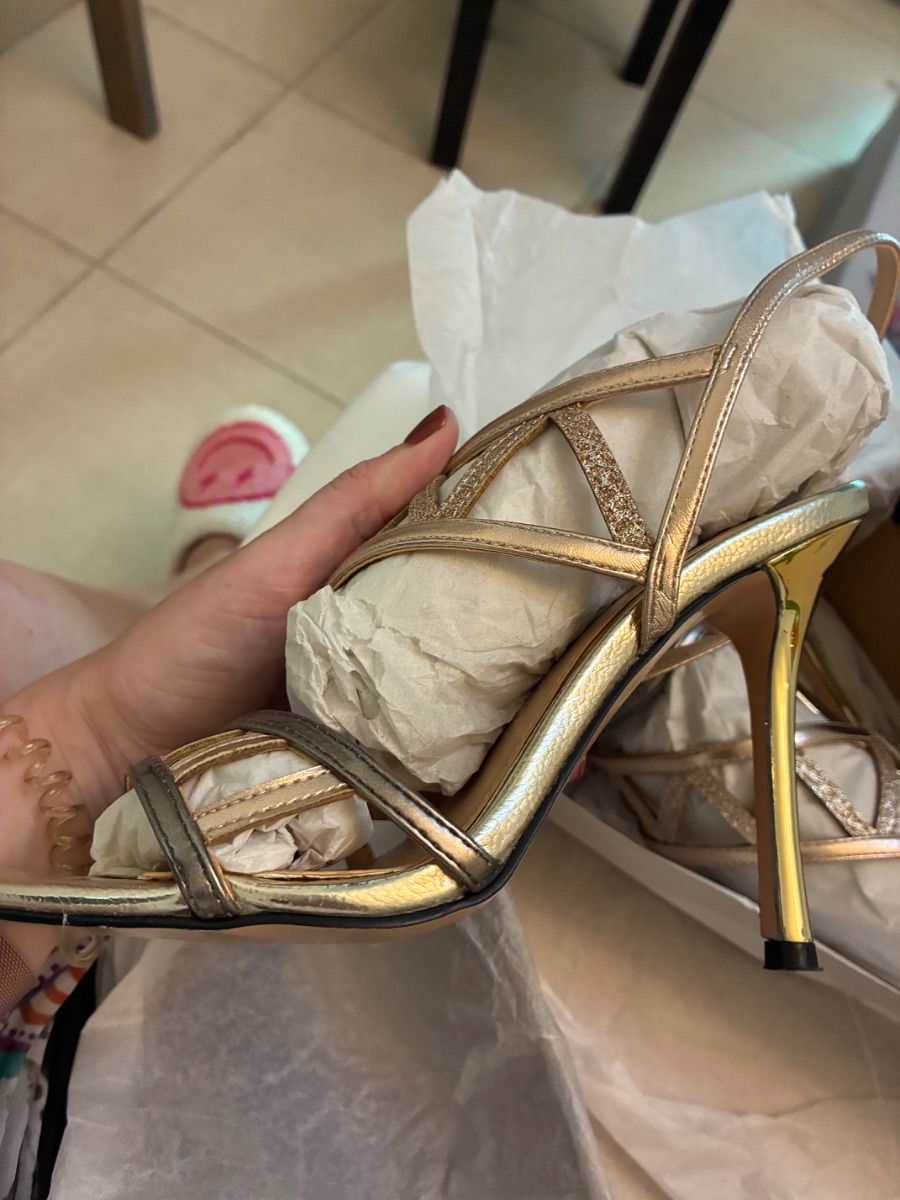River Island Gold shoes photo 2