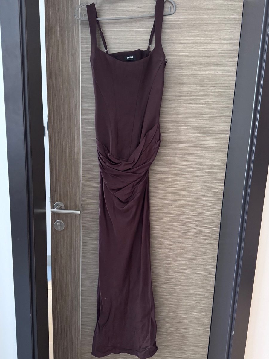 Babyboo corset dress brown photo 2