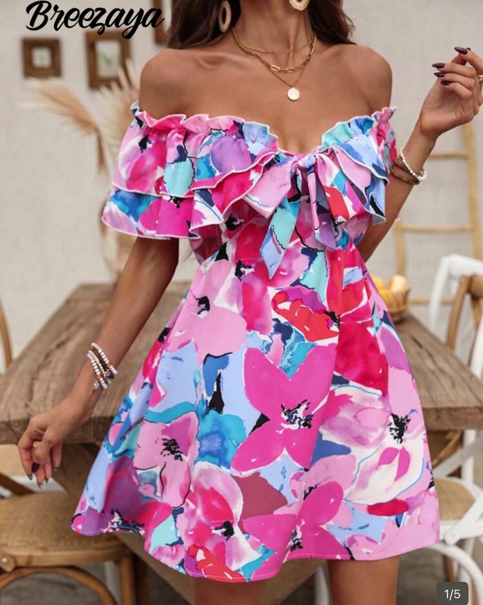 Shein Mini floralDress size large