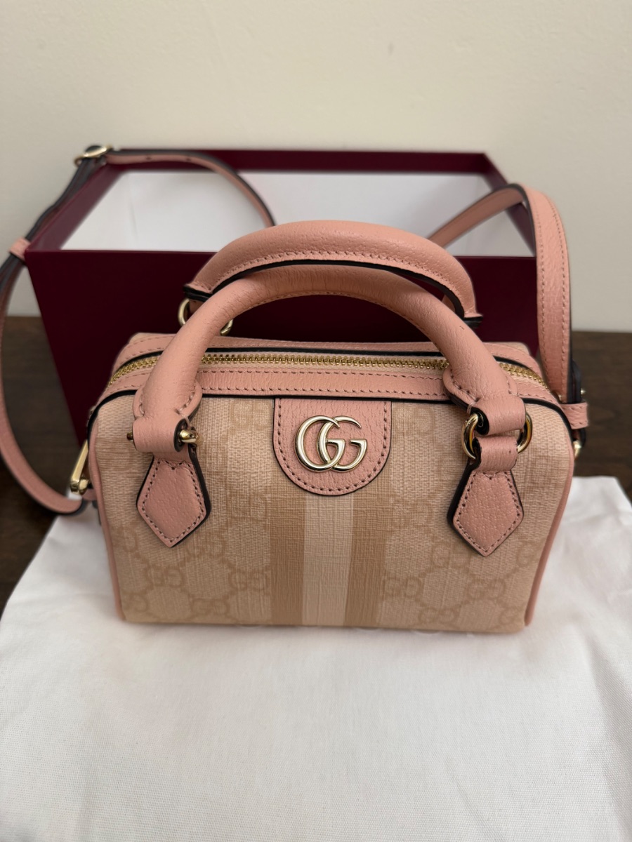Gucci Pink GG Mini Ophidia photo 3