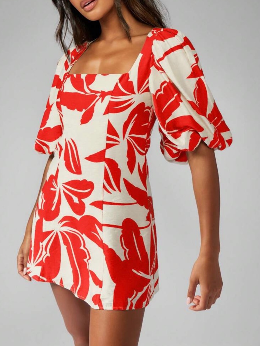 Shein Floral Mini Dress photo 3