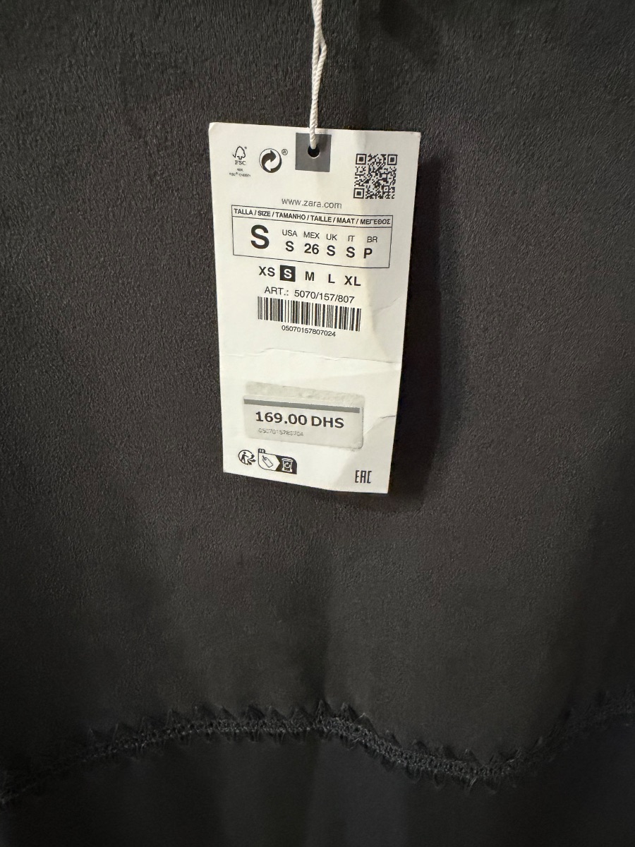 Zara Suede Panel Dress photo 3