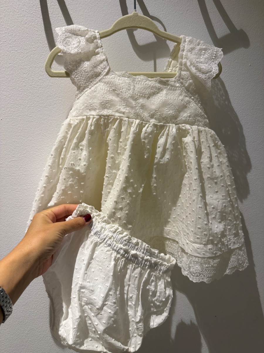 Navascues Event lace dress 18M offwhite photo 2