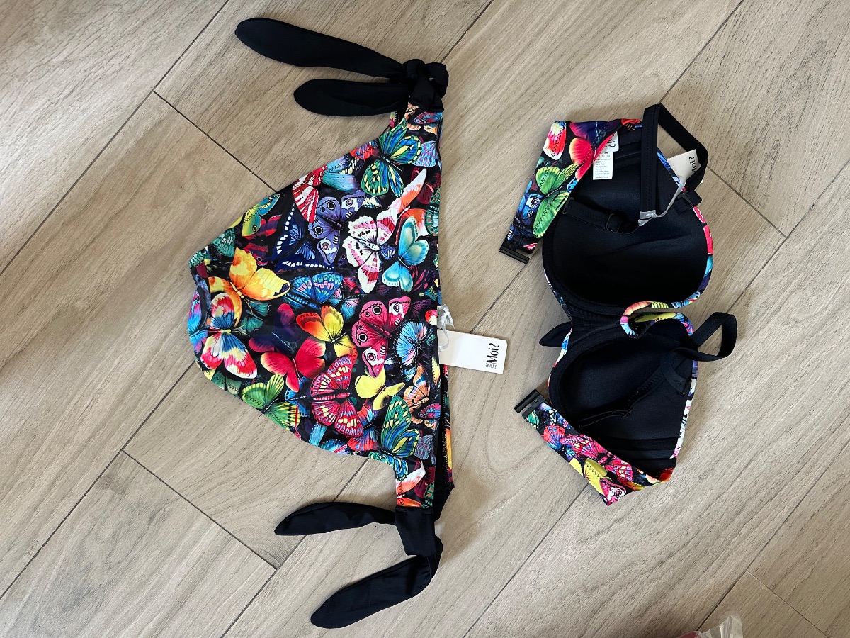 Pour Moi Copacabana Padded Strapless Bikini Top, Tie Side Brief photo 2
