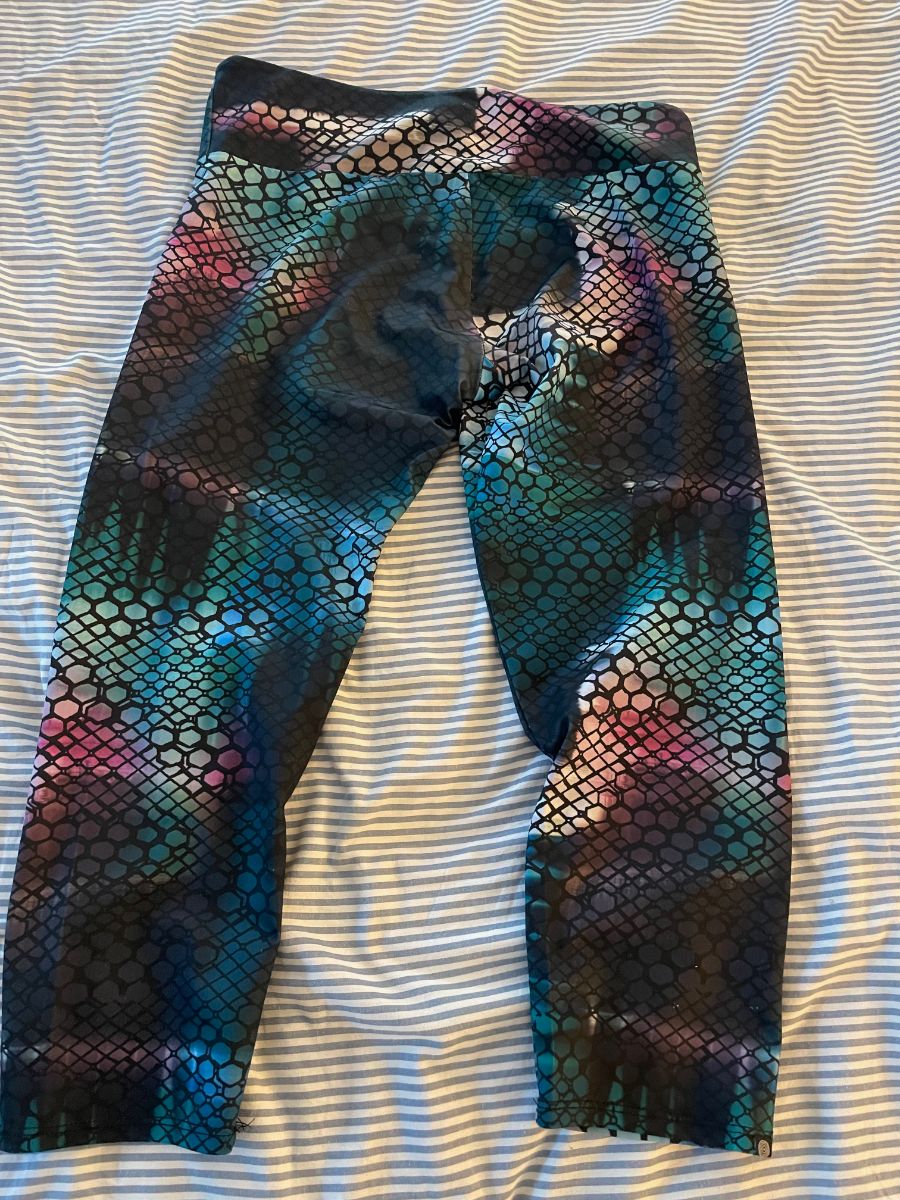 Onezie Green snake leggings Medium/Large UK12/14 photo 3
