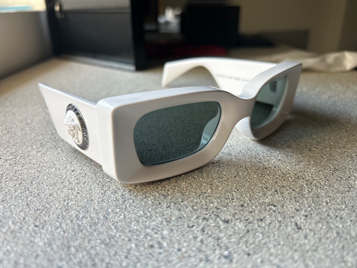 NEW: Versace white sunglasses photo 2