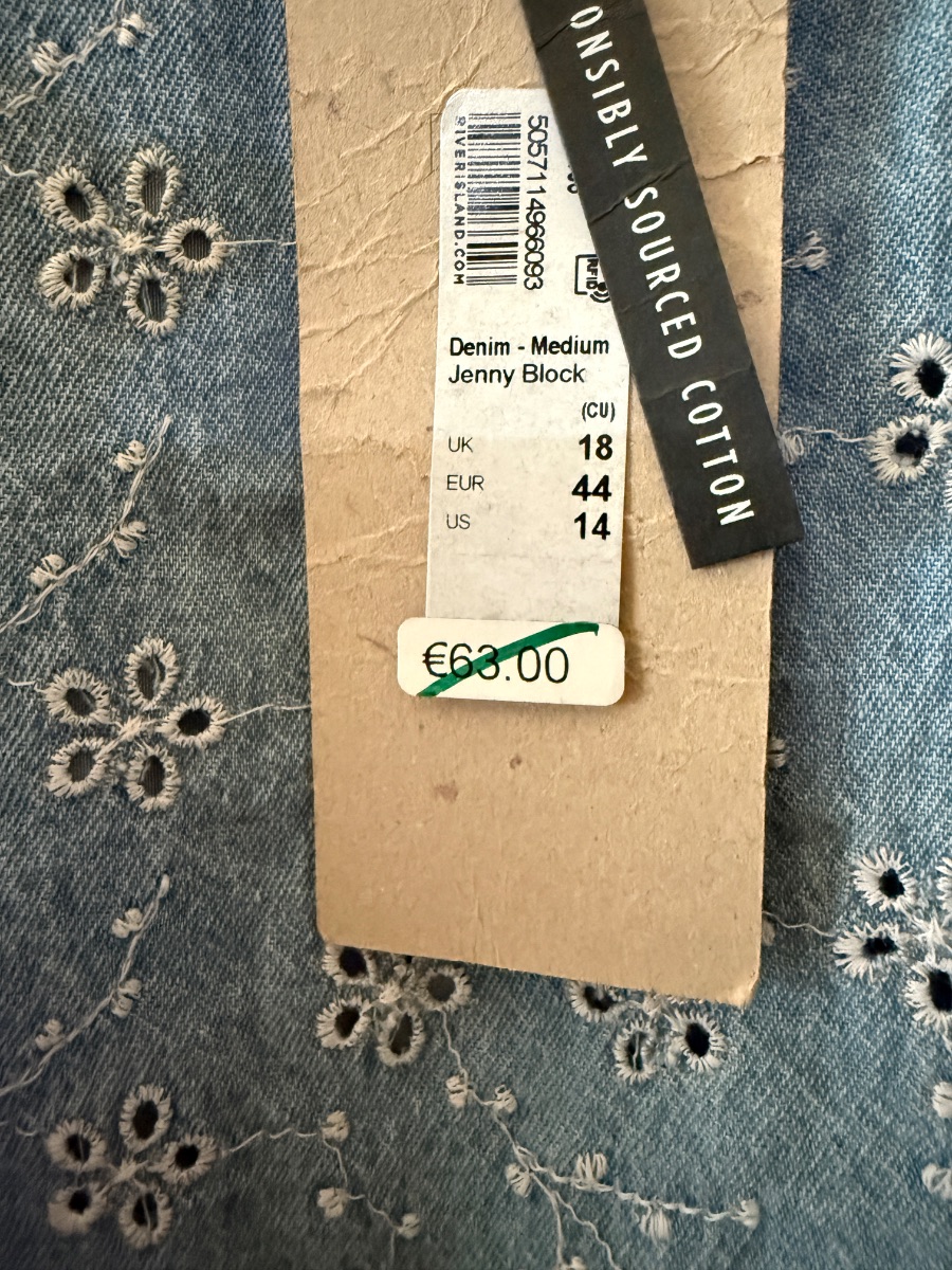 River Island Denim Playsuit photo 2