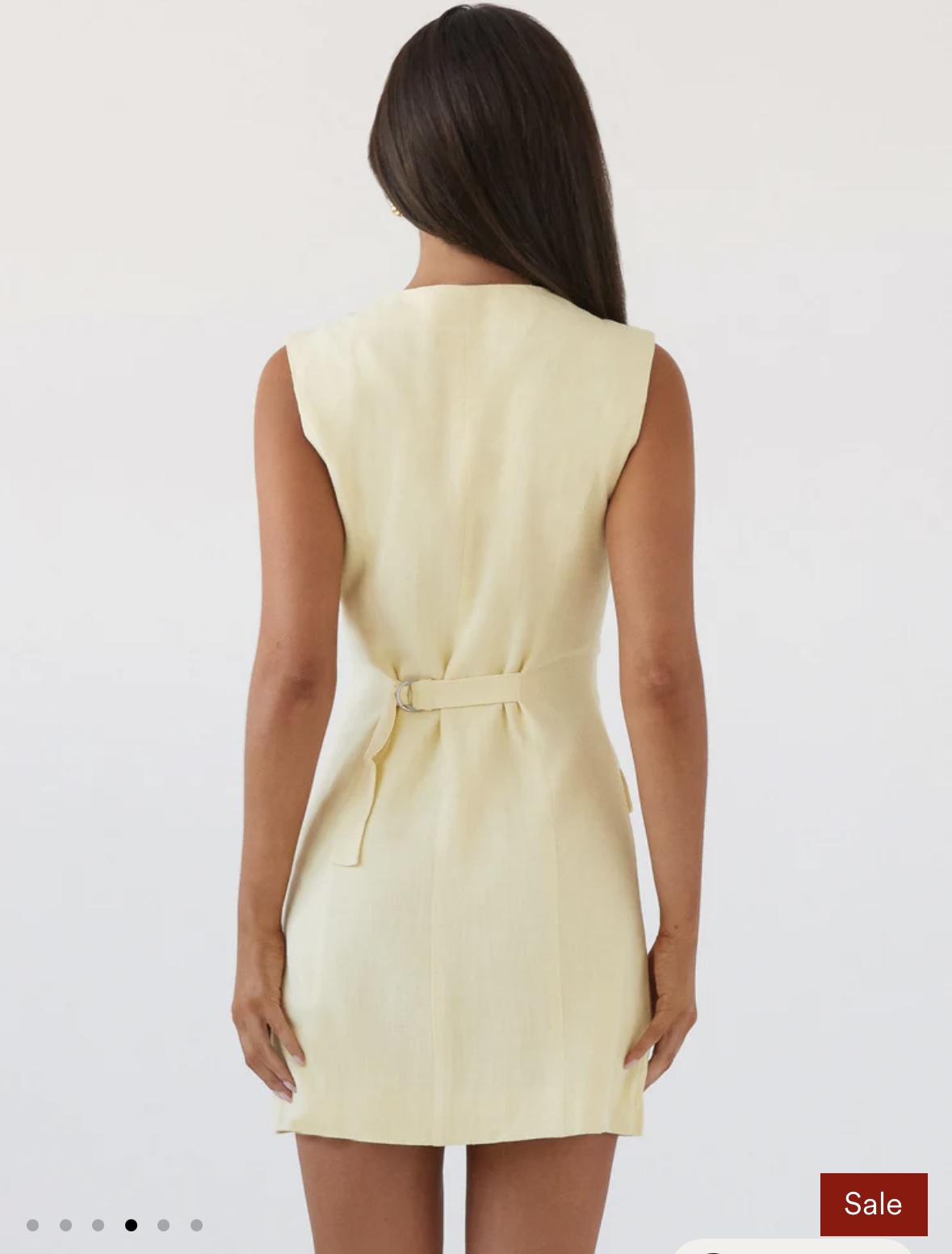 Yellow peppermayo mini dress photo 2