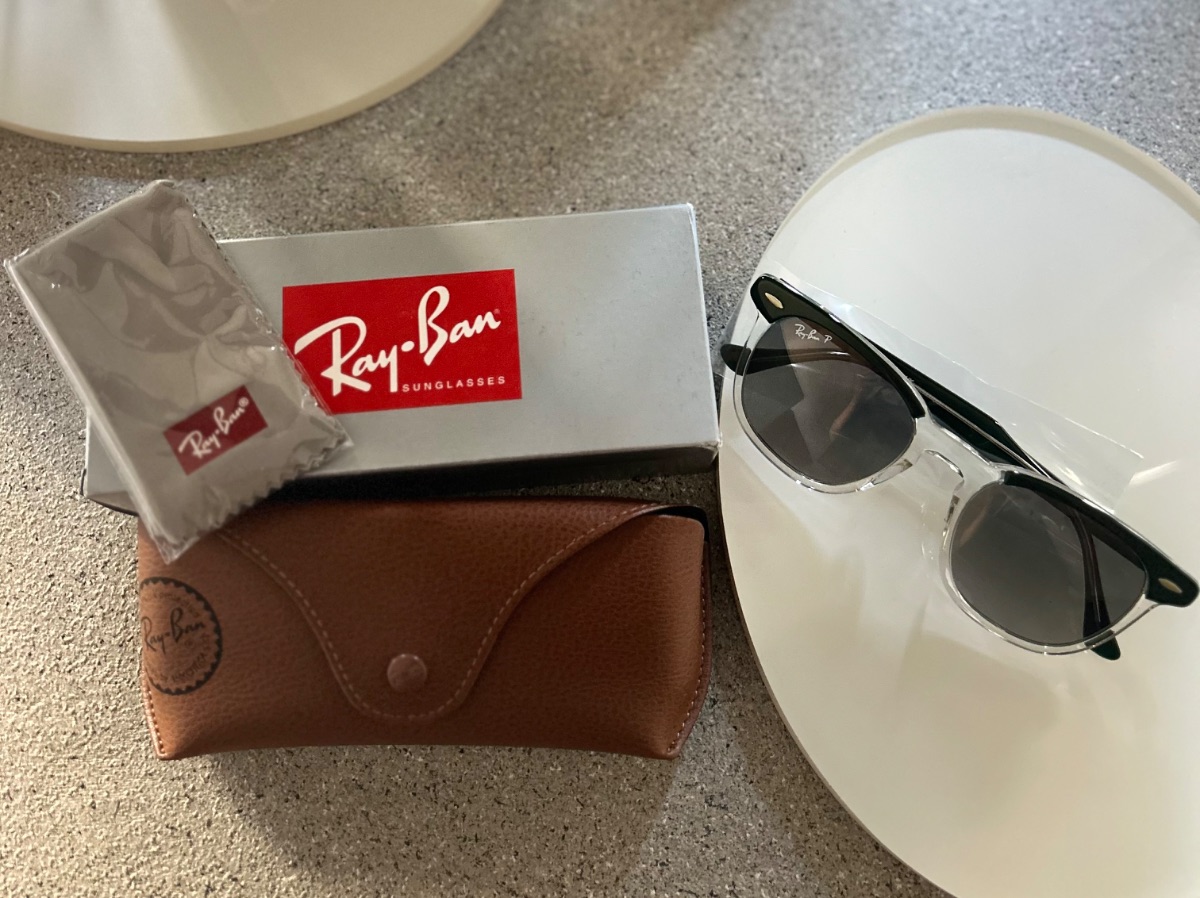 NEW: Ray-Ban Hawkeye black & grey sunglasses photo 2
