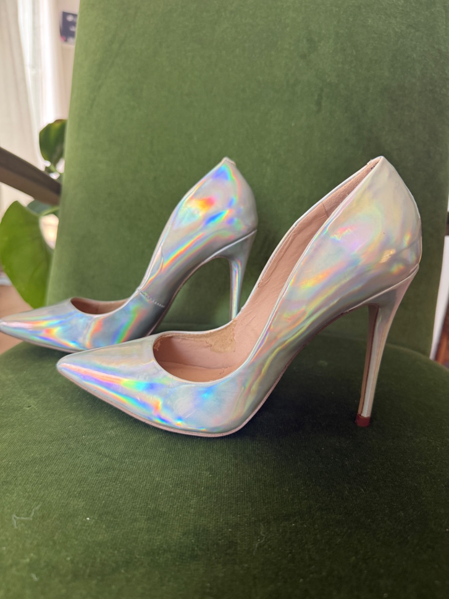 Steve Madden Holographic DAISIE heels photo 2