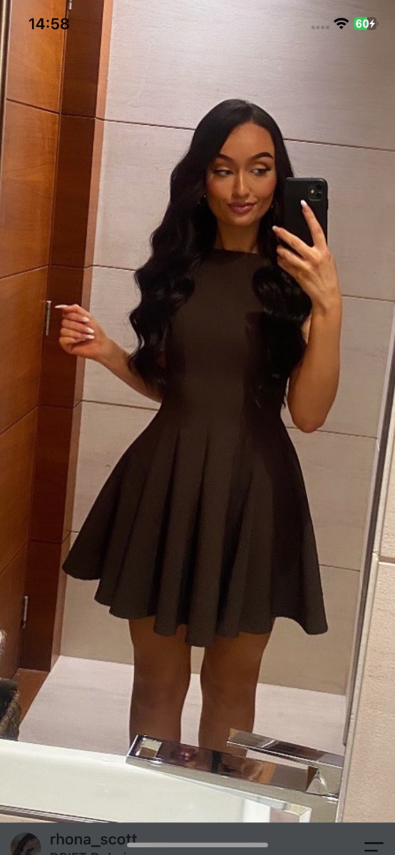 Zara brown dress