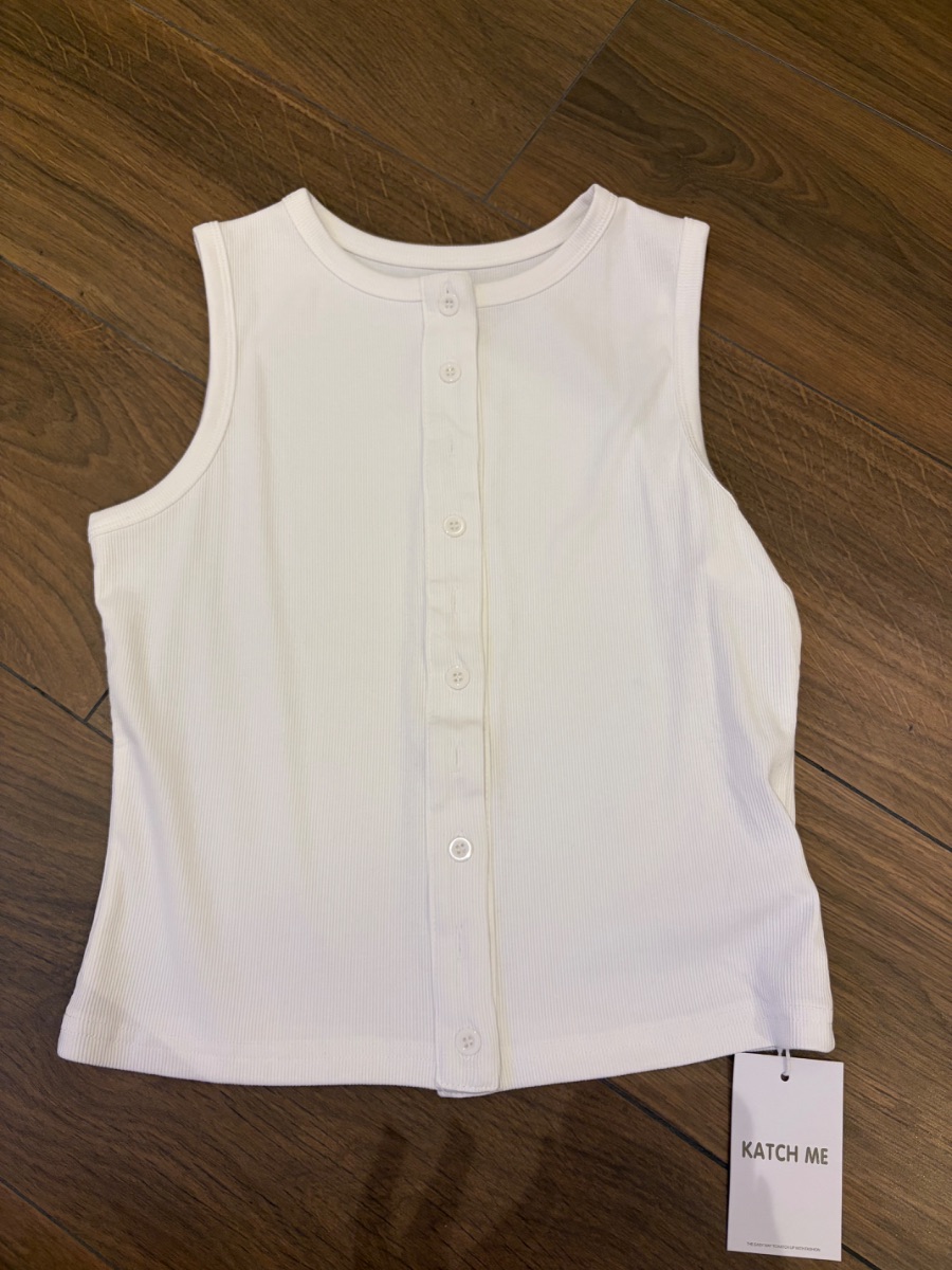 Katch Me White button down shirt
