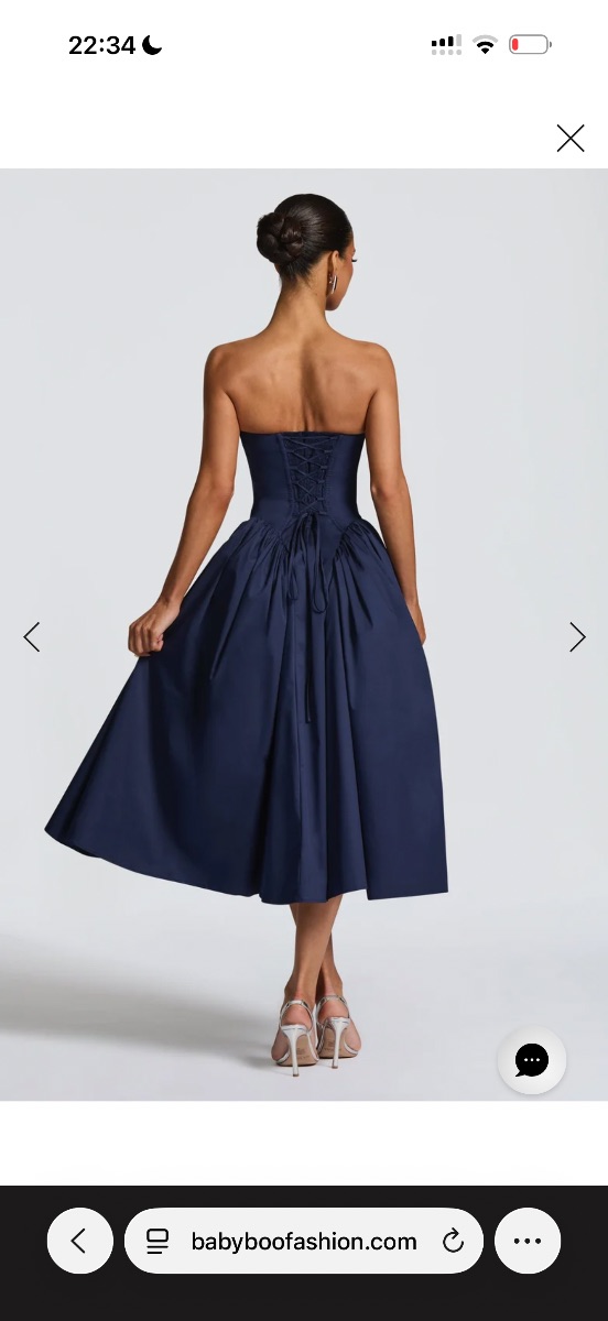 Babyboo Baby boo Navy Corset dress photo 2