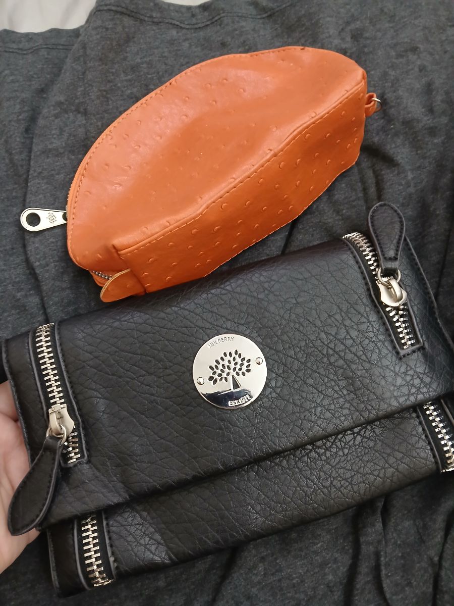 Mulberry clutch and.pouch