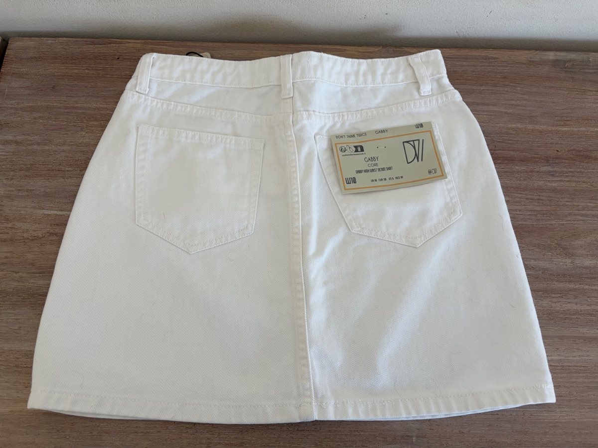 Don’t Think Twice Gabby denim skirt photo 2