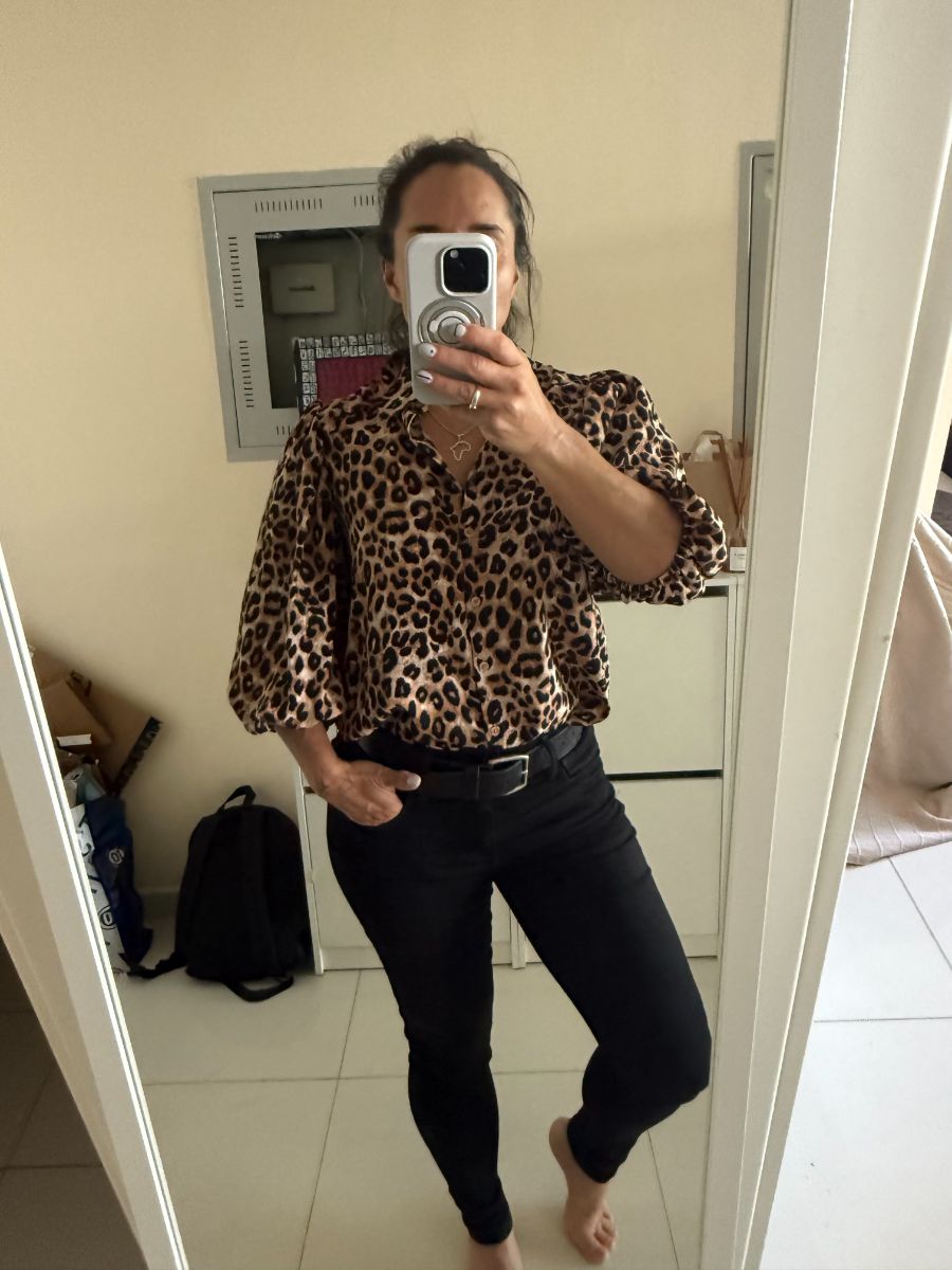 Marks & Spencer M&S Leopard Print 3/4 length Sleeve UK12 photo 3