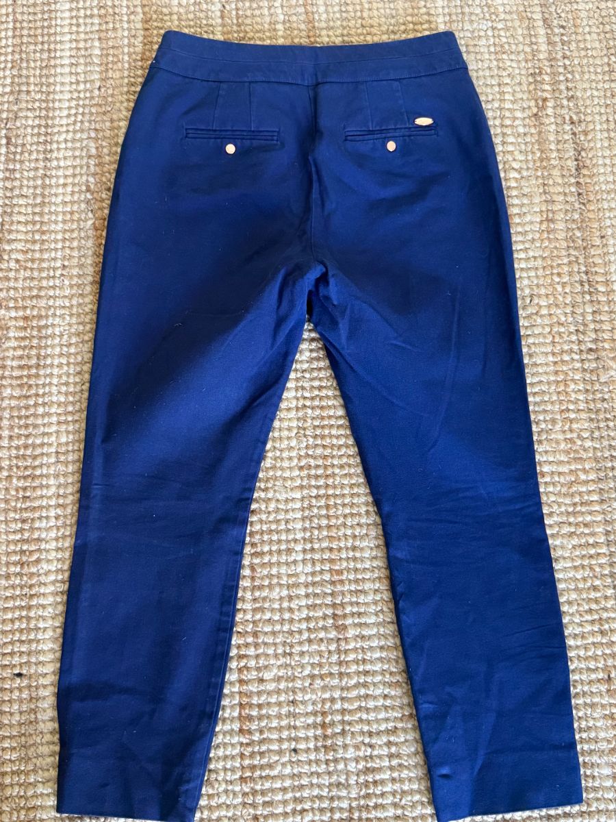 Per Una Navy Blue Trousers UK12