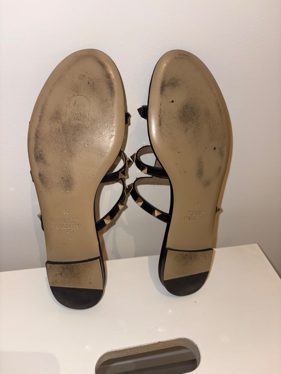 Valentino rockstud sandals photo 3