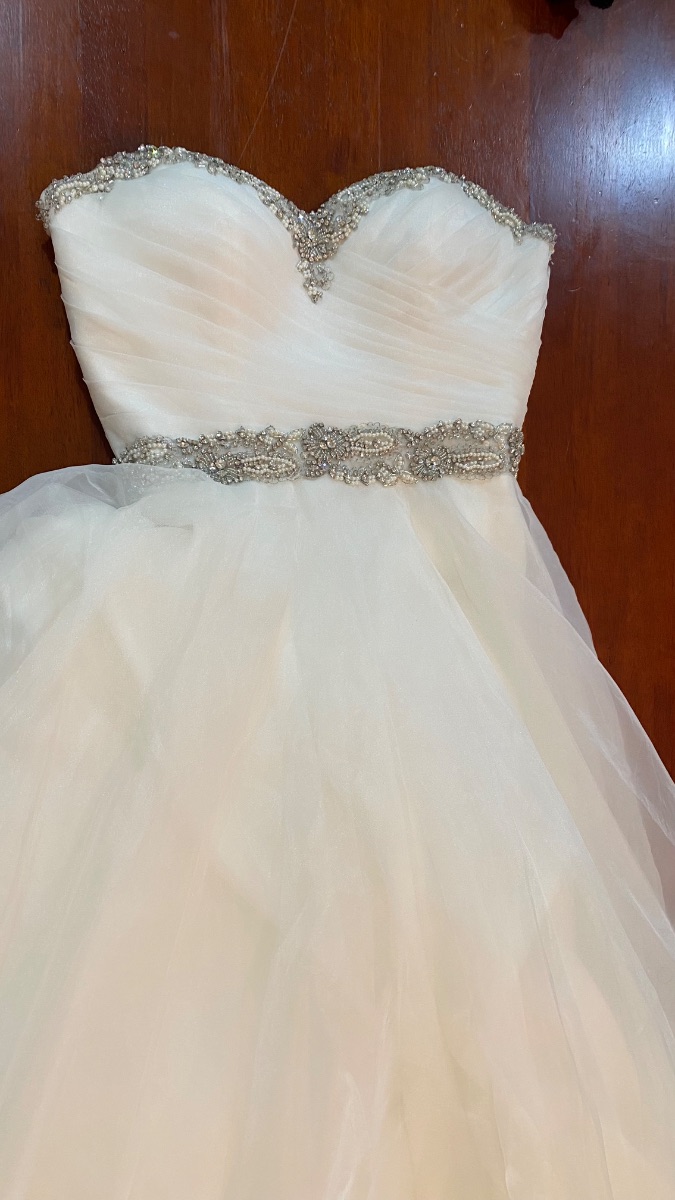 Justin Alexander Strapless Wedding dress