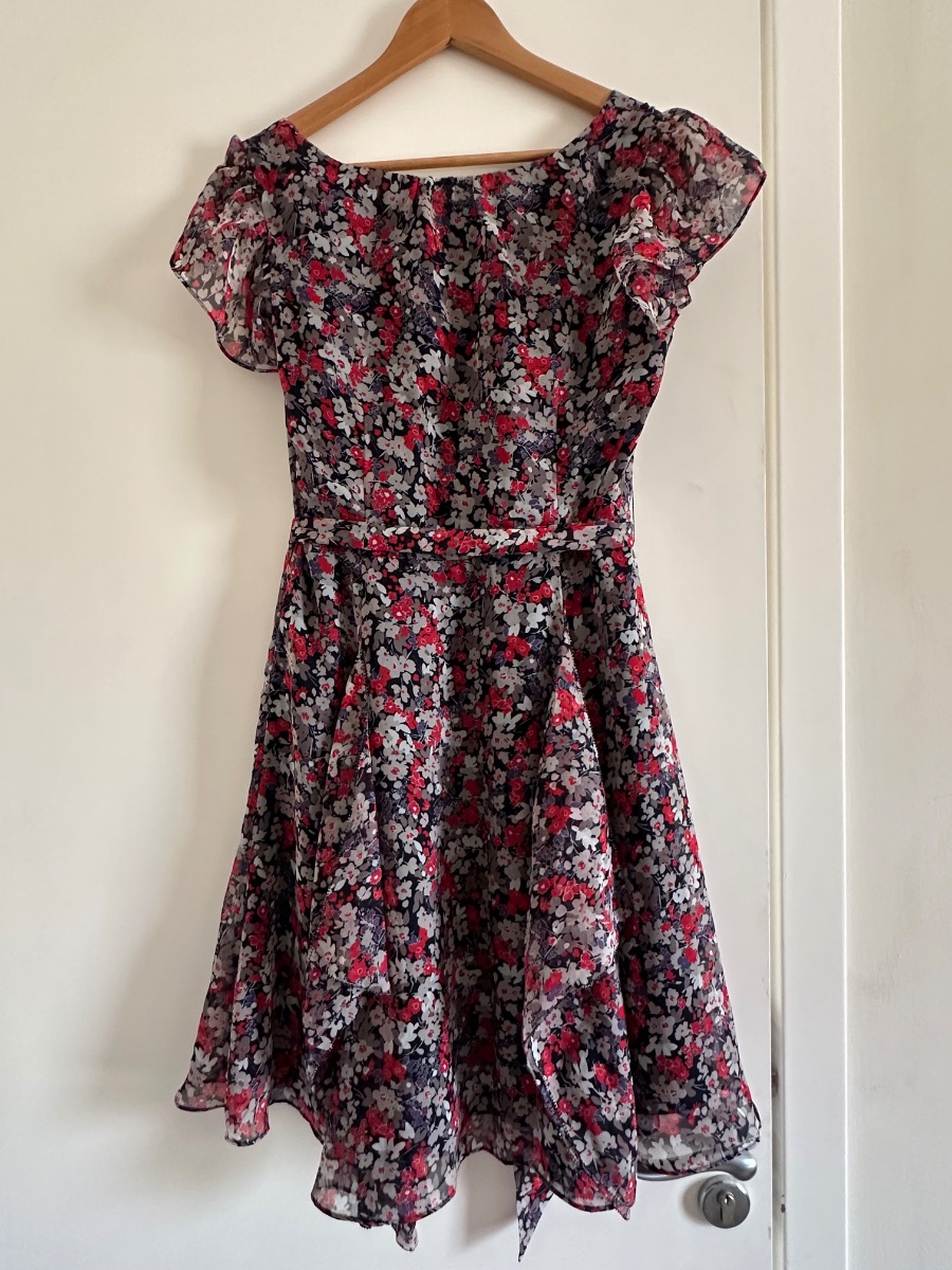 Monsoon floral print short-sleeve dress photo 3