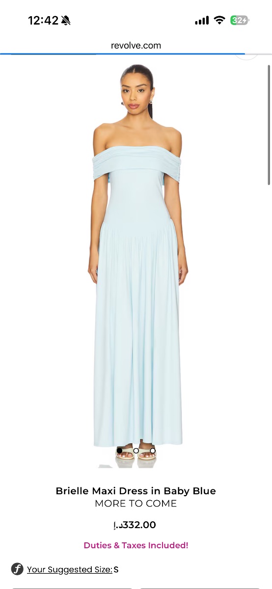 Revolve Field of Dreams Maxi Dress Blue photo 2