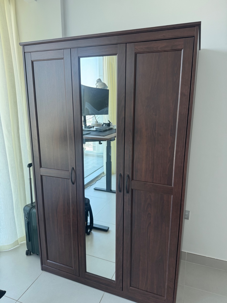 IKEA 3-door wardrobe with mirror