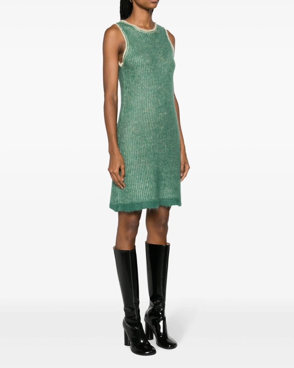There Was One Jersey knit dress green - never worn - Farfetch photo 2