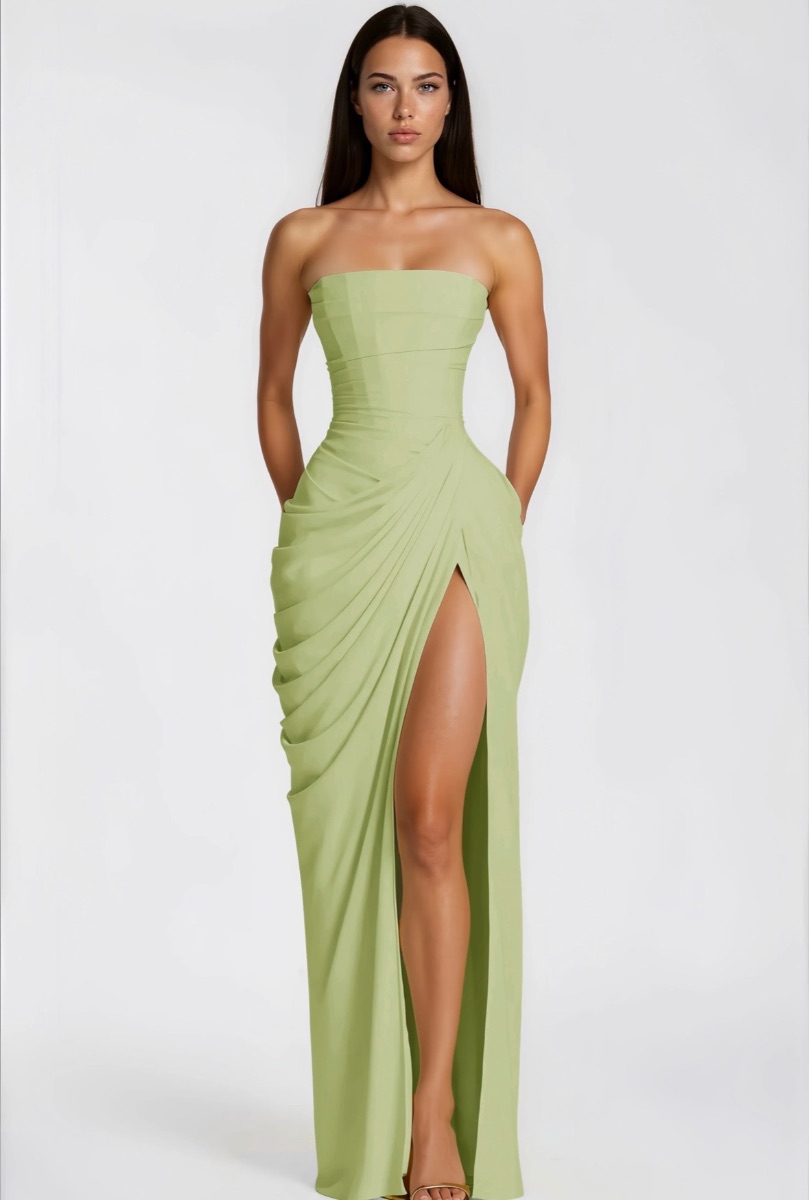 Miss Rosier Green Dress XXL photo 3
