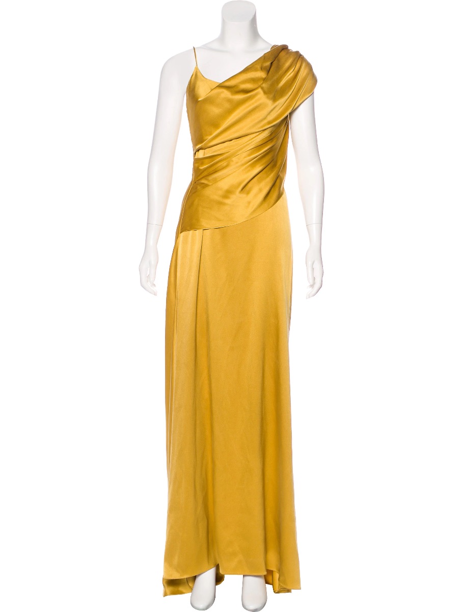 Cushnie et Ochs Zahara Silk Draped Dress photo 3