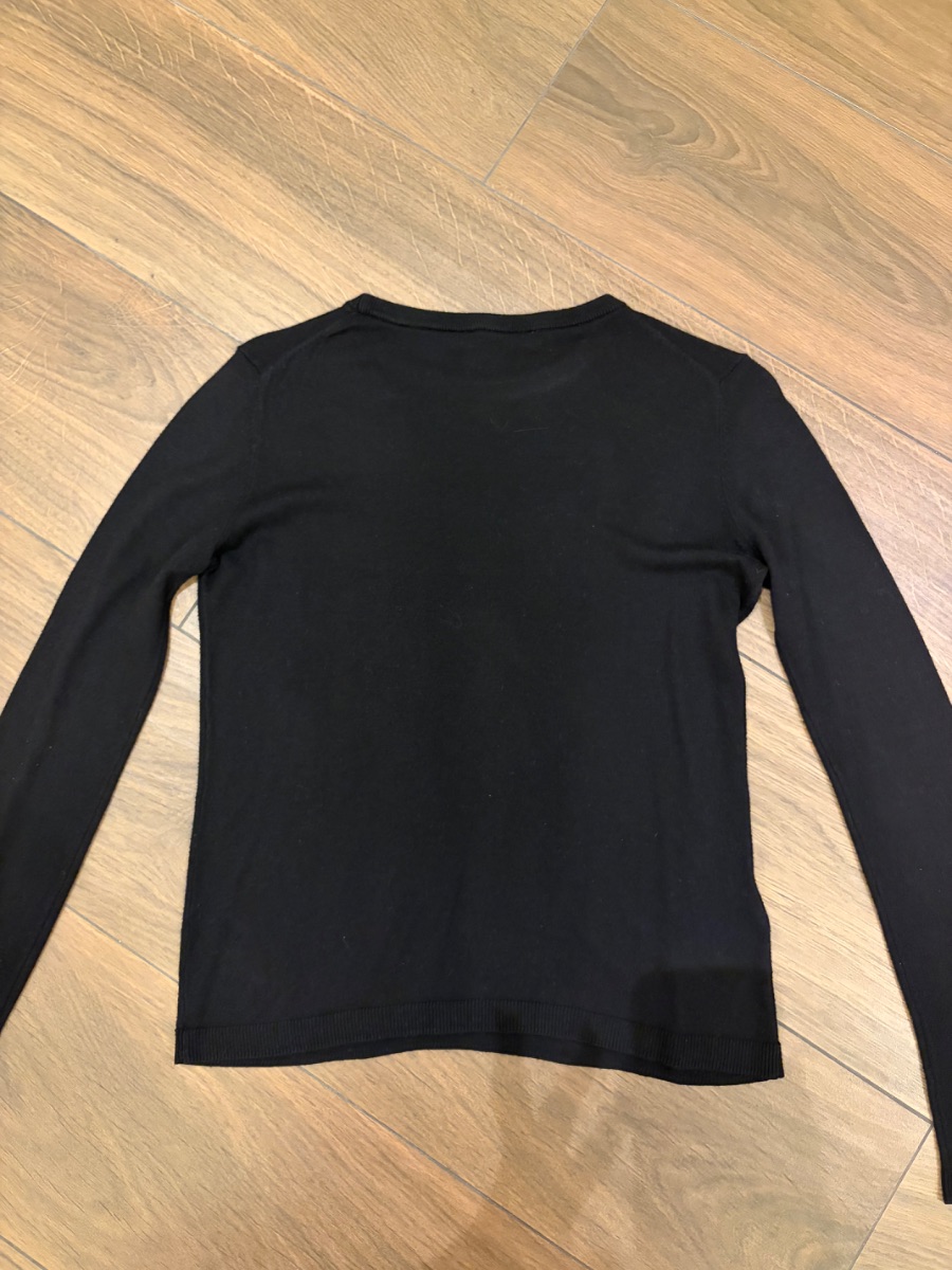 Mango black thin jumper photo 2