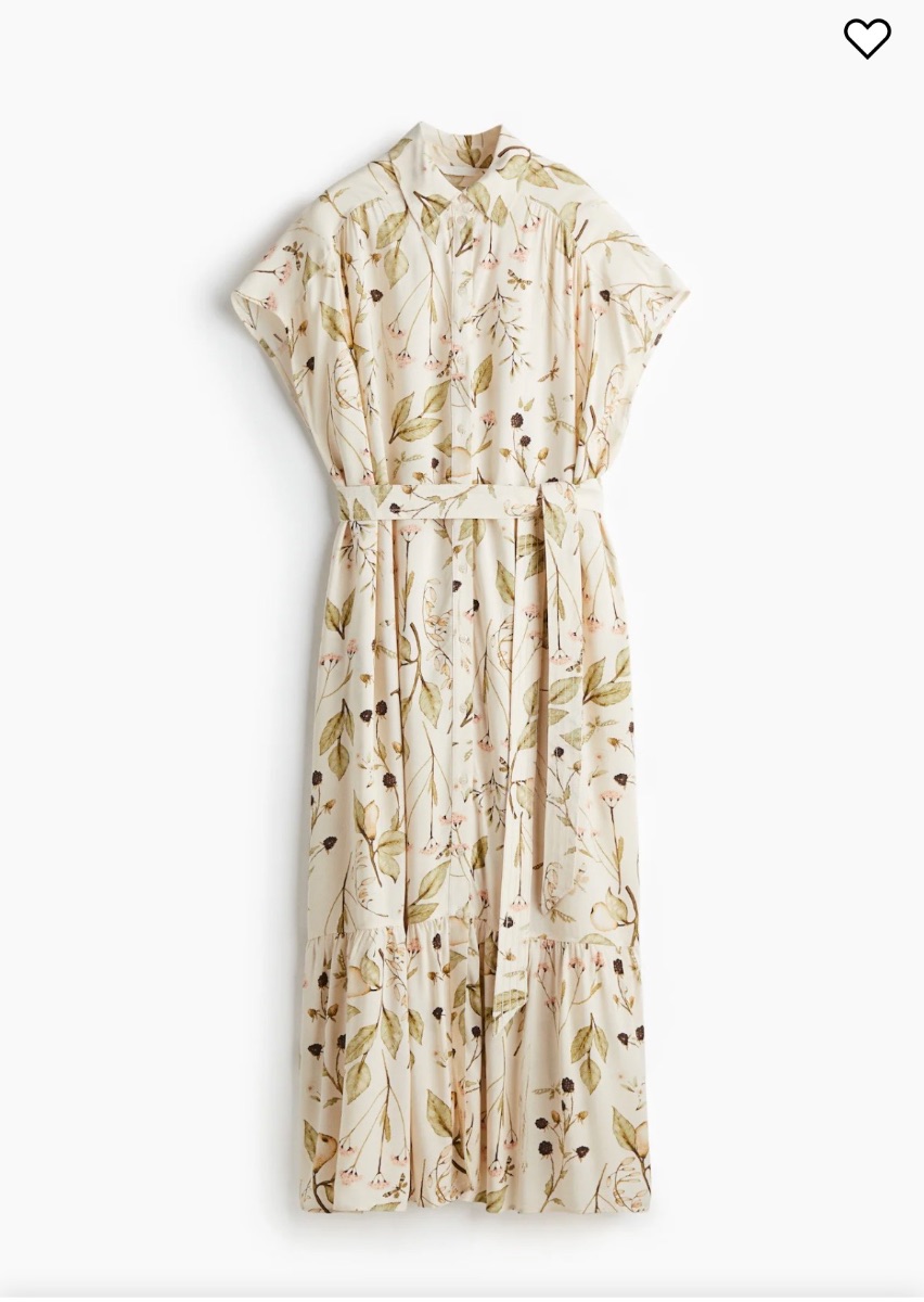 H&M Tie-belt shirt dress