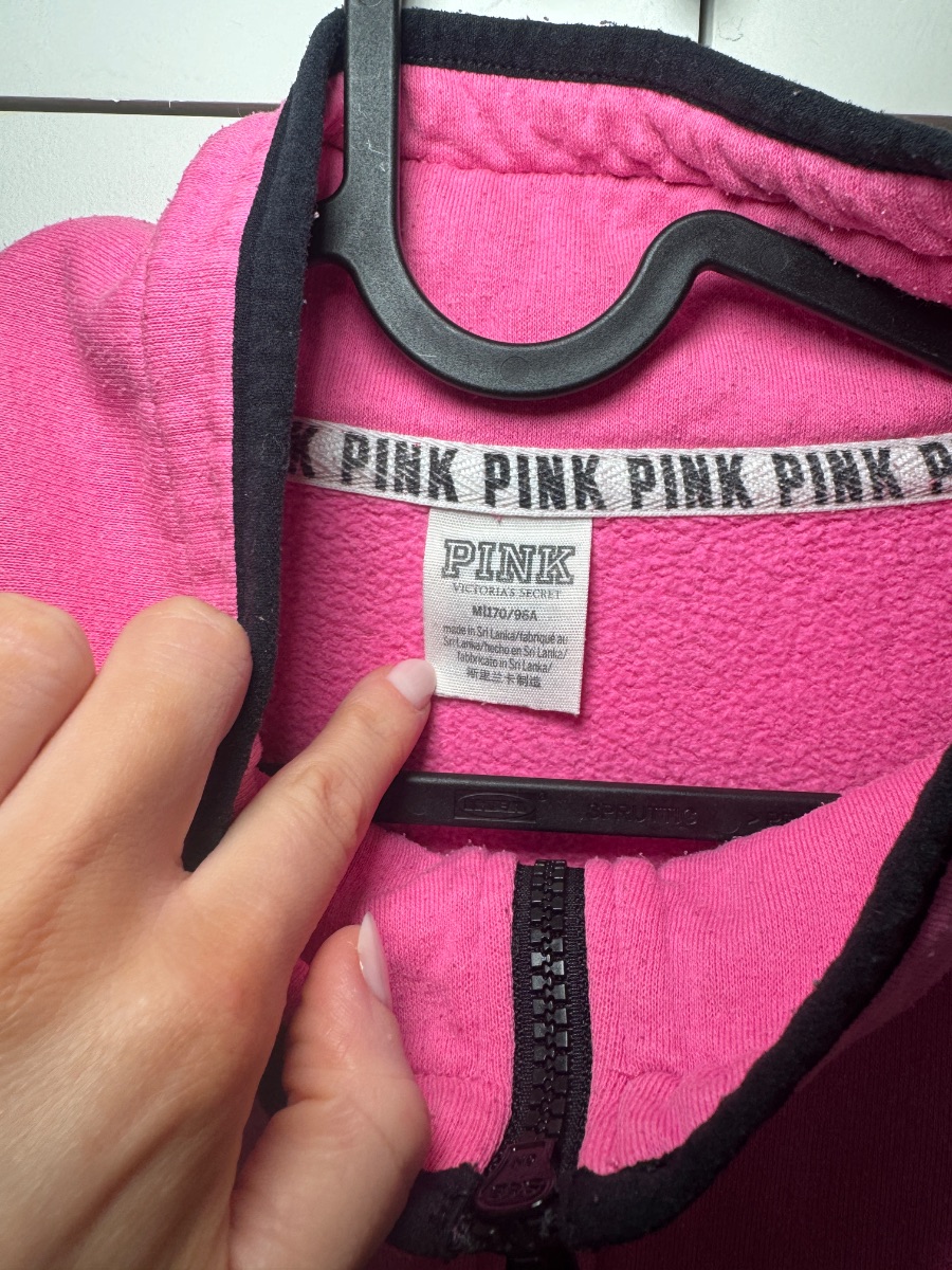 Victoria Secret Victoria's Secret PINK half-zip pullover sweatshirt photo 2