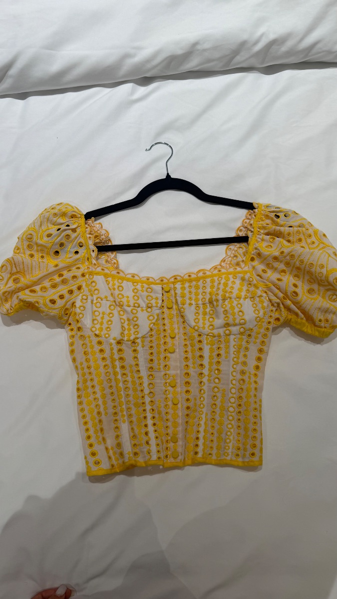 Charo Luiz Ibiza Charo Ruiz yellow top