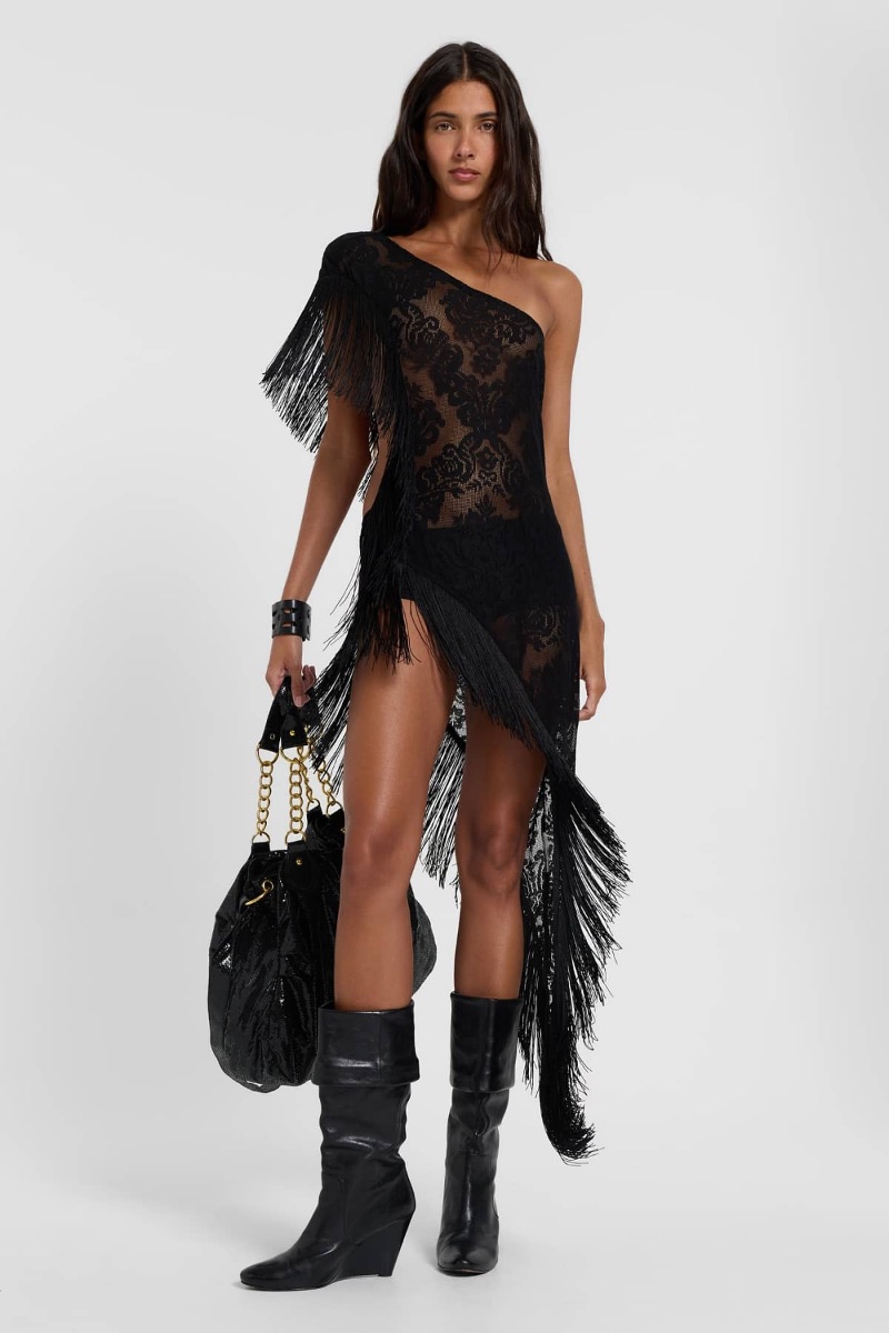 JADED LONDON Vivienne Lace Fringe Dress photo 3