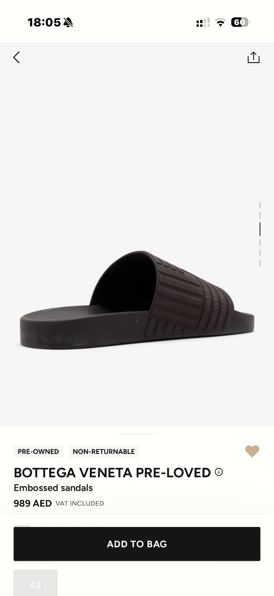 Bottega Veneta Bottega Venetia embossed rubber slides photo 2
