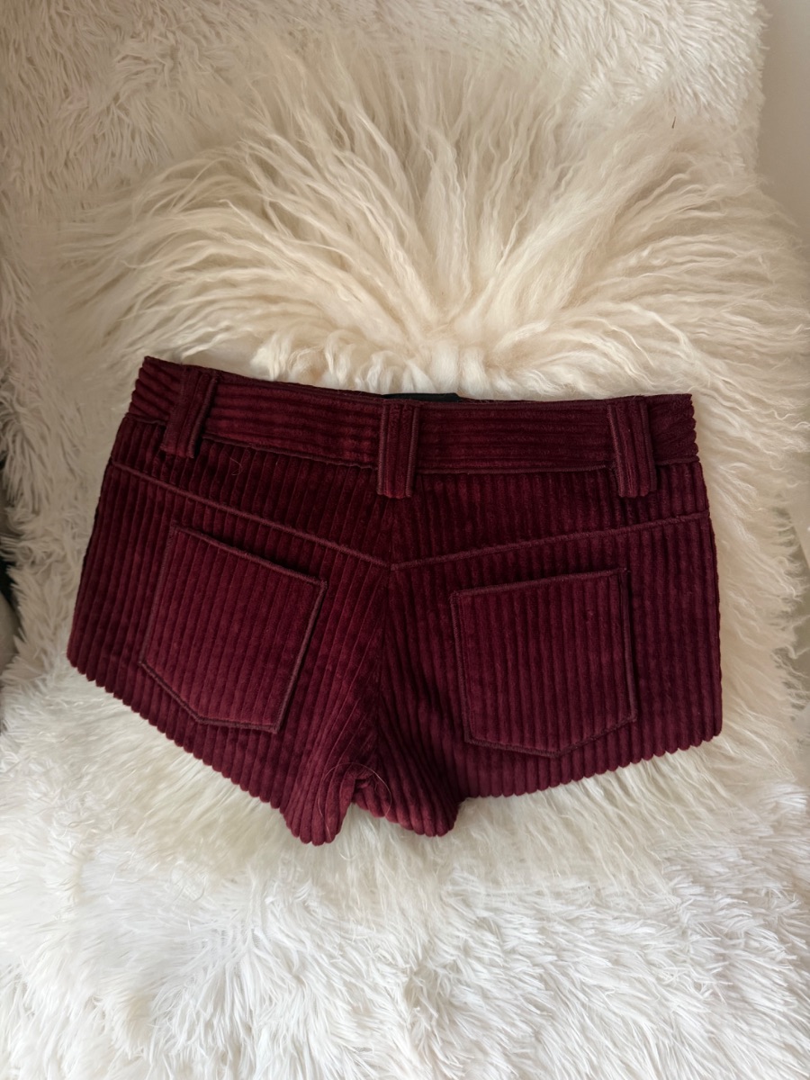 Saint Laurent velvet New shorts photo 2