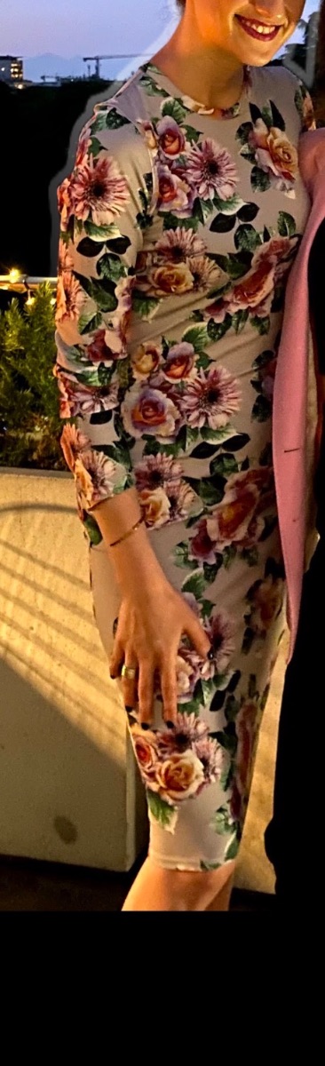 Zara Floreal dress size s photo 2
