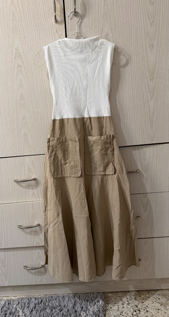 Zara Ribbed Knit Midi Dress
