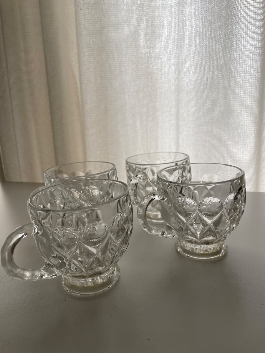 Crystal looking teacups