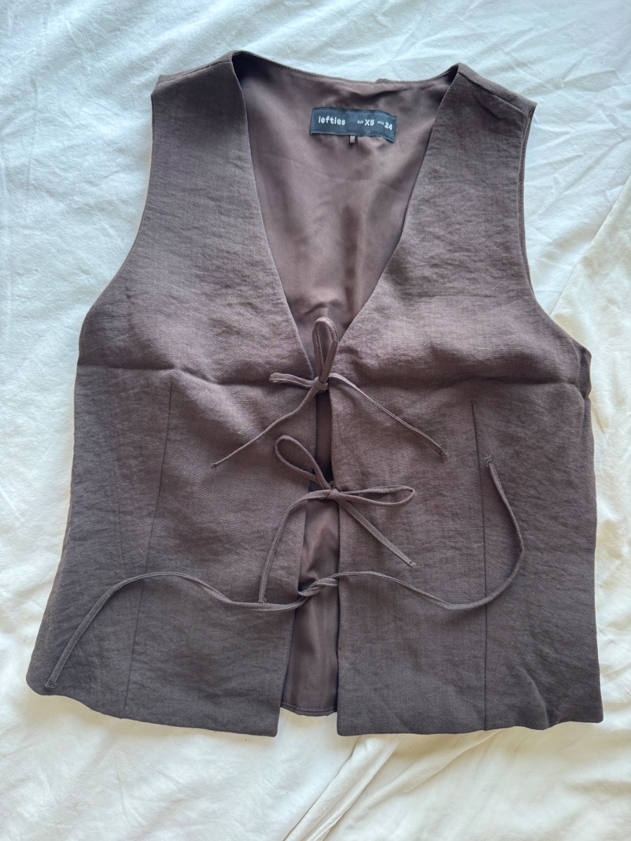 Lefties women’s tie up waistcoat photo 2