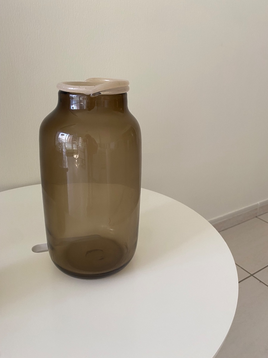 Home Centre Smoked Brown Glass Vase